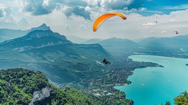 Découvrez le vol en parapente à Annecy